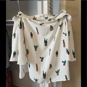 Off shoulder blouse!!